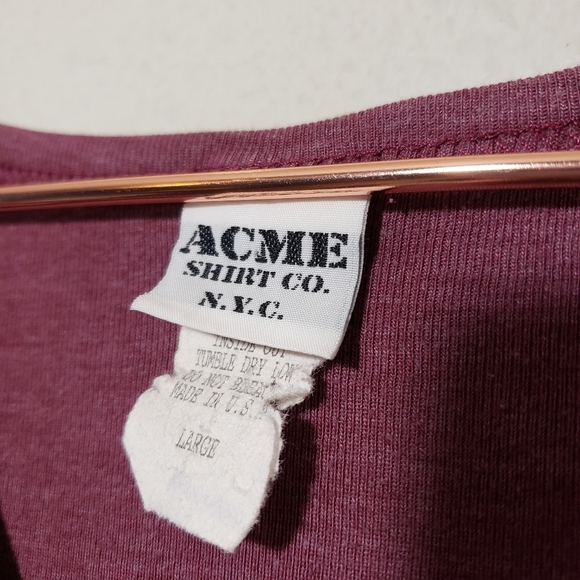 ACME NYC x VINTAGE Tony's hair Salon Ultimate Tease thin graphic tee size L - Picture 8 of 11